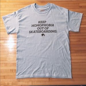 Keep Homophobia Out Of Skateboarding Shirt